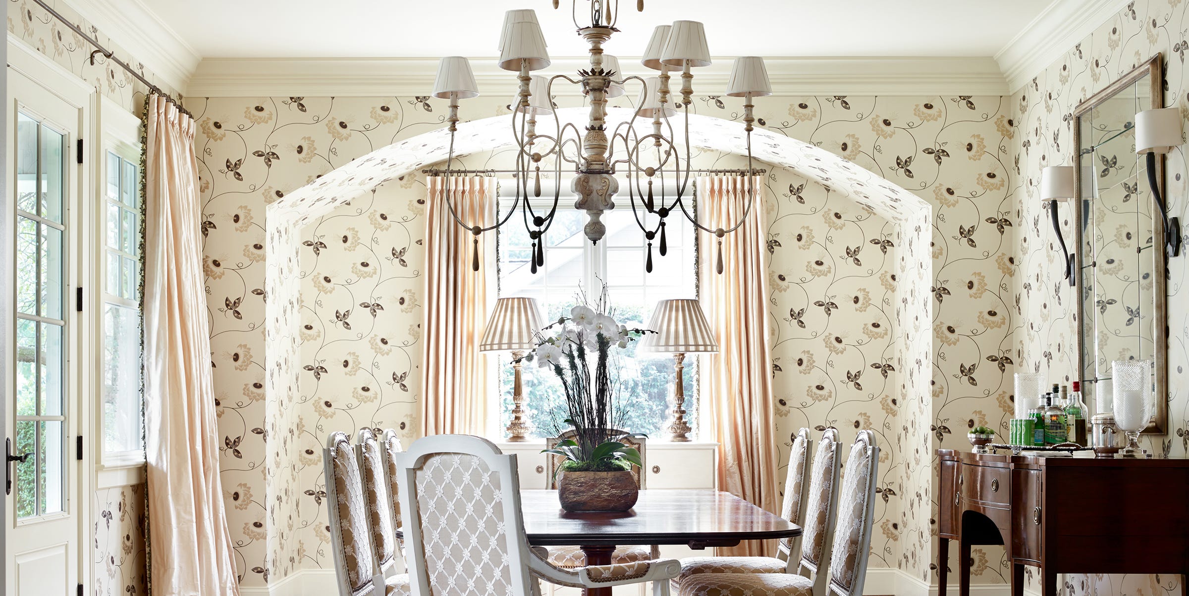 Dining room wallpaper Ballard